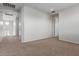 Upper level hallway with carpeted floors and access to bedrooms at 18196 N 92Nd St, Scottsdale, AZ 85255