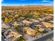 Aerial view of the home and surrounding community at 21752 E Estrella Rd, Queen Creek, AZ 85142