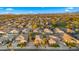 Aerial view of the house and neighborhood at 21752 E Estrella Rd, Queen Creek, AZ 85142