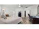 Bedroom with adjacent office space and ample closet space at 21752 E Estrella Rd, Queen Creek, AZ 85142