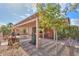 Backyard with a pergola and grilling area at 22 S Mesilla Ln, Casa Grande, AZ 85194