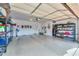 Spacious garage with built-in shelving and ample storage at 22 S Mesilla Ln, Casa Grande, AZ 85194