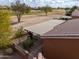 Covered patio with pergola, providing shade for outdoor entertaining at 22 S Mesilla Ln, Casa Grande, AZ 85194