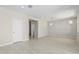 Spacious living room featuring hard surface floors and a welcoming entrance at 22831 N 183Rd Dr, Surprise, AZ 85387