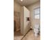 Clean bathroom with walk-in shower and tile flooring at 28515 N 179Th Dr, Surprise, AZ 85387