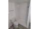 Clean bathroom with shower/tub combo and gray vinyl flooring at 303 S Recker Rd # 126, Mesa, AZ 85206