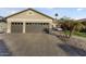 Two-car garage with paver driveway at 3171 N 159Th Ave, Goodyear, AZ 85395