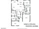 Floor plan showing a 3 bedroom, 2.5 bath home at 34910 N 27Th Ave, Phoenix, AZ 85086