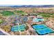 Resort-style amenities including pool, tennis, and pickleball courts at 41933 N Crooked Stick Rd, Anthem, AZ 85086