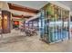 Modern clubhouse with an impressive glass wine cellar at 41933 N Crooked Stick Rd, Anthem, AZ 85086