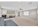 Spacious bonus room features recessed lighting, neutral colors, and a ceiling fan at 4628 W Hasan Dr, Laveen, AZ 85339