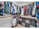 Large walk-in closet with ample shelving and hanging space at 4628 W Hasan Dr, Laveen, AZ 85339