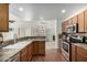 Kitchen with stainless steel appliances and granite counters at 5830 E Mckellips Rd # 100, Mesa, AZ 85215