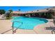 Resort-style pool with easy access and a hot tub at 5830 E Mckellips Rd # 100, Mesa, AZ 85215