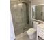 Modern bathroom with updated shower and vanity at 6307 E Gelding Dr, Scottsdale, AZ 85254