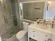 Bathroom with updated fixtures and vanity at 6307 E Gelding Dr, Scottsdale, AZ 85254