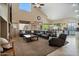 Open floor plan living area with large sectional sofa at 9348 E Grandview St, Mesa, AZ 85207
