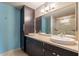 Bathroom with double vanity and a walk-in shower at 14637 N Olympic Way, Fountain Hills, AZ 85268