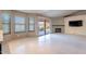 Living room with fireplace, sliding glass door to patio at 14637 N Olympic Way, Fountain Hills, AZ 85268