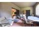 Spacious patio with outdoor furniture and access to living room at 15225 N 100Th St # 1208, Scottsdale, AZ 85260