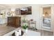 Open-concept living room with stylish furniture and TV, offering a comfortable space to relax and entertain at 20100 N 78Th Pl # 1040, Scottsdale, AZ 85255