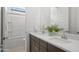 Bathroom with dual sink vanity and tub/shower combo at 2027 W Sleepy Ranch Rd, Phoenix, AZ 85085