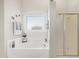Bathroom with a large bathtub, shower, and updated fixtures at 23204 N Paseo Laredo Ln, Peoria, AZ 85383