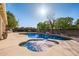 Stunning pool and spa with ample patio space perfect for lounging and entertaining at 23204 N Paseo Laredo Ln, Peoria, AZ 85383