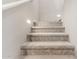Carpeted staircase with a simple white railing at 26049 S 230Th St, Queen Creek, AZ 85142