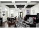 Sophisticated game room with a fireplace and comfortable seating at 9290 E Thompson Peak Pkwy # 422, Scottsdale, AZ 85255