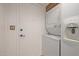 Compact laundry area with stacked washer and dryer, plus an ice maker at 10426 N 11Th St # 3, Phoenix, AZ 85020