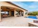 Bright and airy backyard with a refreshing pool and patio at 1175 E Copper Holw, Queen Creek, AZ 85140
