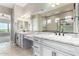 Luxurious bathroom with double vanity and large shower at 1175 E Copper Holw, Queen Creek, AZ 85140