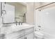 Bathroom with vanity, bathtub, and shower at 1175 E Copper Holw, Queen Creek, AZ 85140