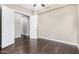 Bright and spacious bedroom with hardwood floors at 1175 E Copper Holw, Queen Creek, AZ 85140