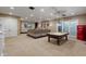 Finished basement with a home theater, pool table, and Coca-Cola machine at 1233 E Salado Cir, Mesa, AZ 85203