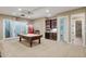 Basement game room with pool table, wet bar, and plenty of space at 1233 E Salado Cir, Mesa, AZ 85203