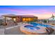 Relaxing pool and spa with a gazebo, creating a private oasis at 19711 W Georgia Ave, Litchfield Park, AZ 85340