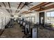 Large fitness center with modern equipment and high ceilings at 22693 E Happy Rd, Queen Creek, AZ 85142