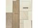 Modern kitchen cabinet samples with wood and marble options at 22693 E Happy Rd, Queen Creek, AZ 85142