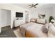 Spacious main bedroom with a walk-in closet and ensuite bathroom at 22794 E Via Las Brisas --, Queen Creek, AZ 85142