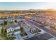 Wide aerial view of the home and neighborhood at 23013 E Domingo Rd, Queen Creek, AZ 85142