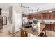 Modern kitchen with stainless steel appliances and island at 2315 S 173Rd Dr, Goodyear, AZ 85338