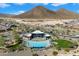 Community pool and recreation area with mountain views at 31957 N 125Th Ave, Peoria, AZ 85383