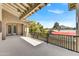 Spacious balcony offering scenic views and mountain backdrop at 3804 E Camelback Rd, Phoenix, AZ 85018
