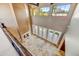 Living room view from above with fireplace and doors at 3804 E Camelback Rd, Phoenix, AZ 85018