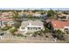 Aerial view of home and backyard at 563 W Champagne Dr, Chandler, AZ 85248