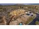 New home construction in progress in a desert environment at 9235 E Vista Dr, Scottsdale, AZ 85262