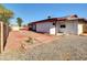 Backyard with gravel landscaping and patio area at 10329 W Griswold Rd, Peoria, AZ 85345