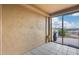 Spacious patio with sliding glass doors and view at 11022 N Indigo Dr # 127, Fountain Hills, AZ 85268